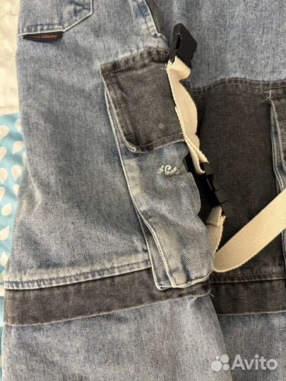 Джинсы карго оверсайз