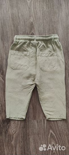 Комплект летний льняной детский zara 80 см