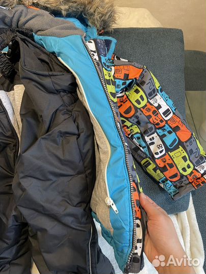 Комплект холодная осень еврозима на мальчика 104р