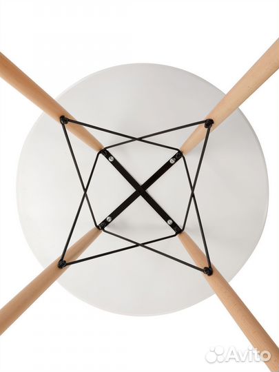 Стол обеденный eames DSW 80х80х72 белый