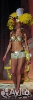 Продам костюм карнавальный (c перьями) и гавайи