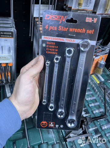 Набор ключей накидных Torx e6-24