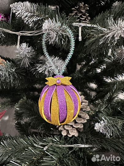 Елочные игрушки ручной работы