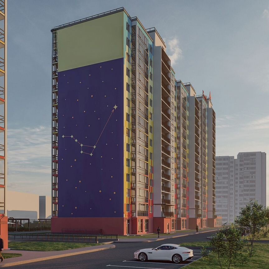 1-к. квартира, 37,4 м², 6/15 эт.