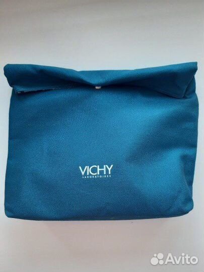 Vichy косметичка новая белая,синяя, оранжевая