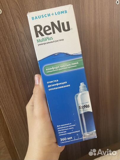 Раствор для контактных линз ReNu MultiPlus