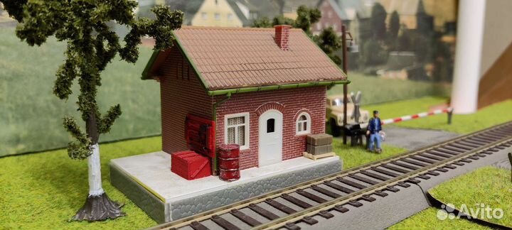 Железная дорога будка обходчика 3 Piko Roco макет