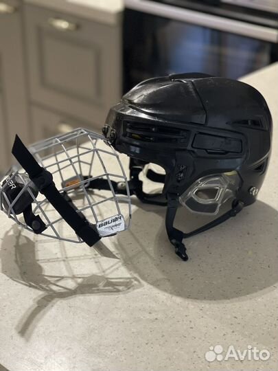 Шлем хоккейный bauer RE-AKT 100 YTH черный