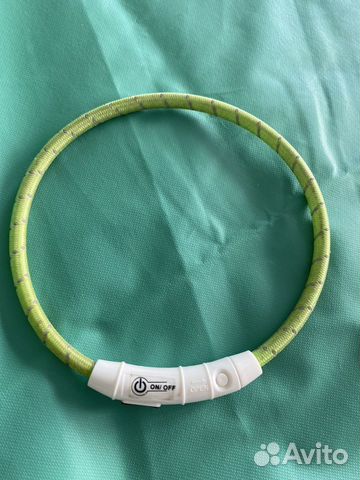 Светящийся ошейник с USB рр. М-L(45см)
