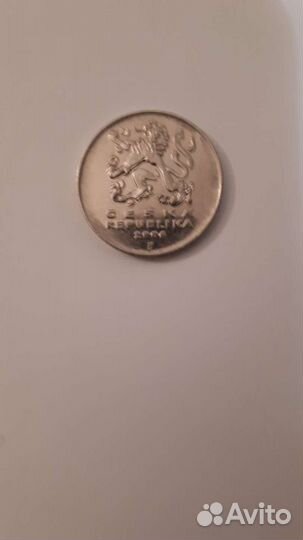 Монета 5 крон Чешская республика