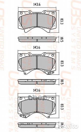 Тормозные колодки toyota land cruiser J200 07