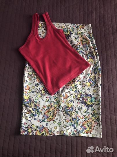 Юбка Zara и топ