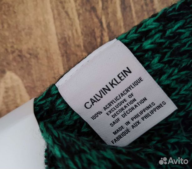 Calvin Klein новые шапка и шарф из США оригинал