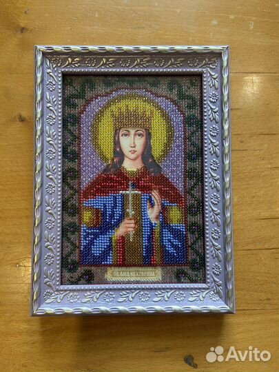 Иконы бисером (ручная работа)