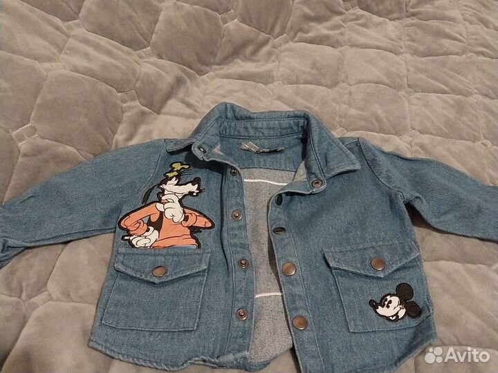 Джинсовая рубашка disney