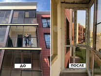 Остекление балконов / Установка пластиковых окон