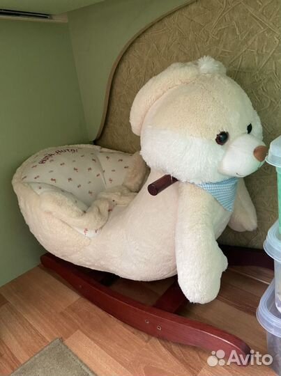 Детская качалка зайчик