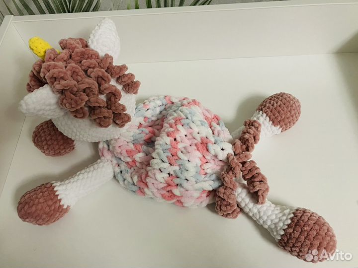 Игрушка пижамница Единорожка, ручная работа
