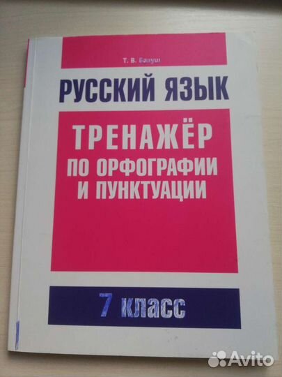 Русский язык тренажёр по орфографии и пунктуации