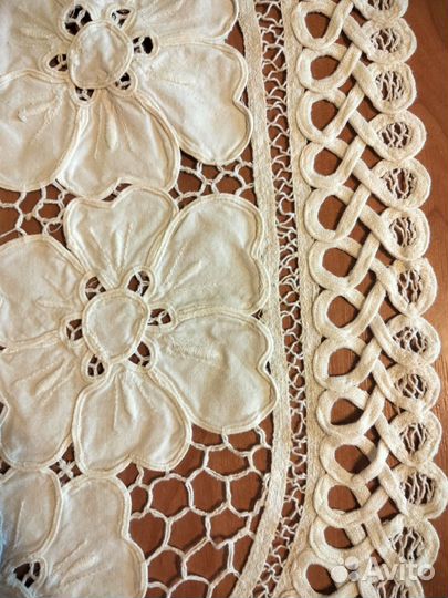 Старинная салфетка ришелье