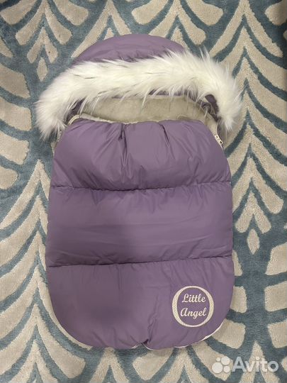 Теплый конверт на выписку