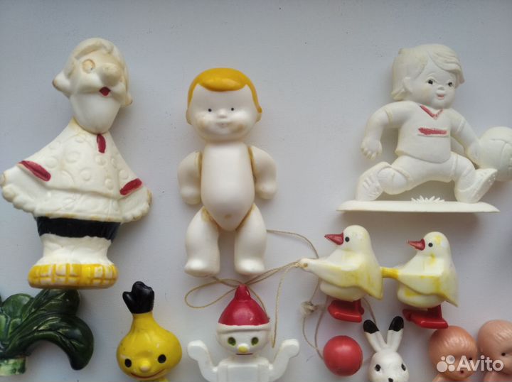 Игрушки СССР колкий пластик