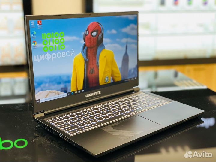 Ноутбук gigabyte G5 DDR4-16GB/i5-12500h/RTX 4050