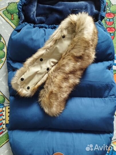 Зимний конверт в коляску