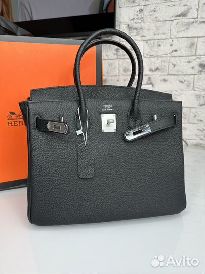 Кожаная сумка hermes birkin 30