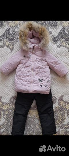 Комбинезон зима для девочки 86 92