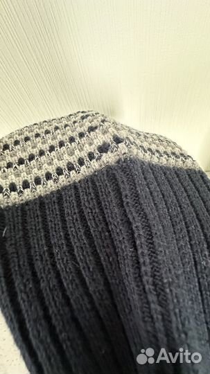 Шарф вязанный длинный