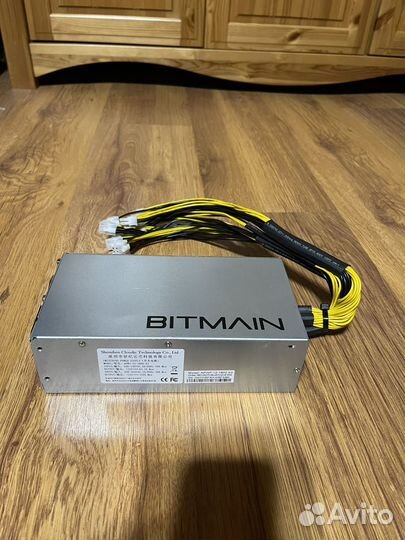 Блок питания bitmain APW7 1800Вт, 12В 150А