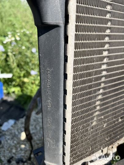 Радиатор охлаждения на chevrolet lanos