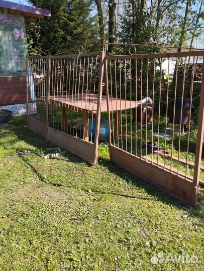 Ворота распашные бу