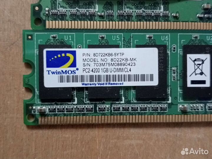 Оперативная память ddr2,ddr