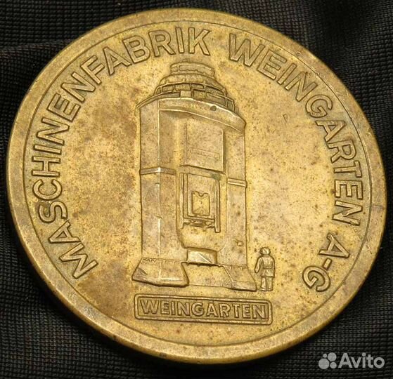 Настольная медаль фабрики Maschinenfabrik