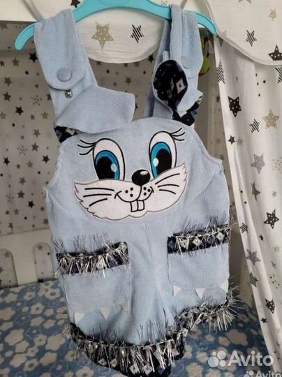 Костюм зайчика на 2-3 года