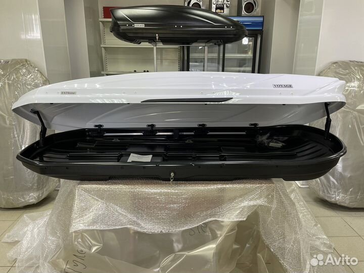 Автобокс Voyage X 500л 218см цвет Белый глянец