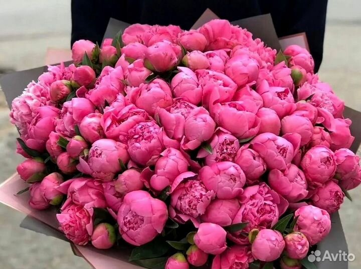 Букет пионов с гарантией
