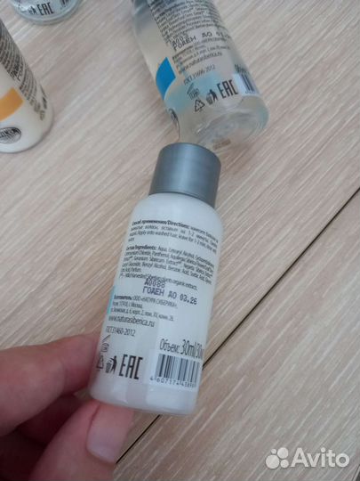 Дорожный косметический набор шампунь гель для душа