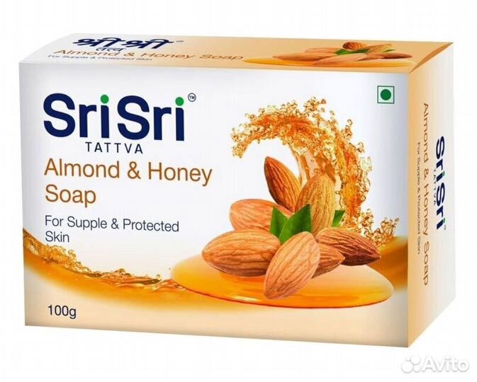 Мыло миндально-медовое Sri Sri Tattva 100 г