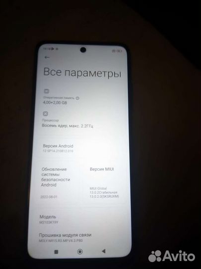 Xiaomi redmi note 10T 4/128