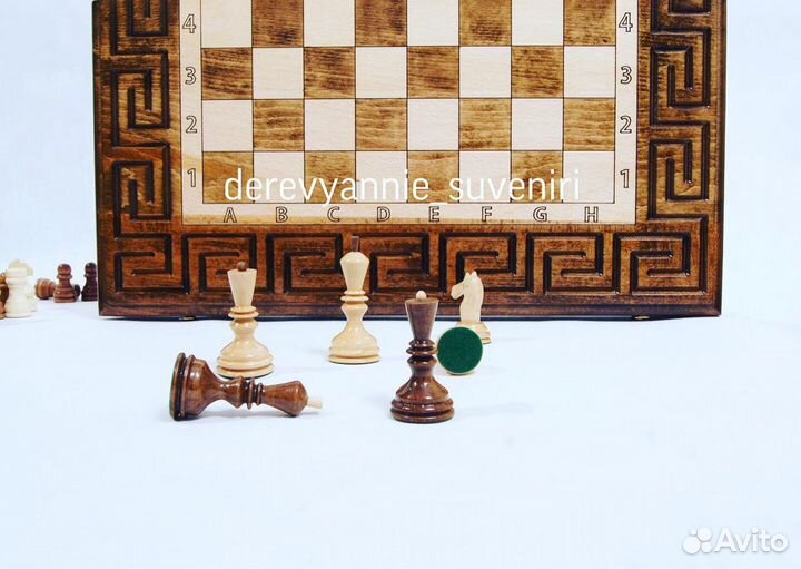 Шахматы нарды шашки 3в1