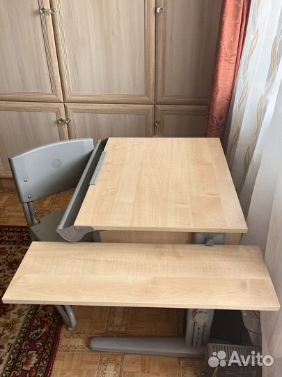 Растущая парта и стул фирмы дэми