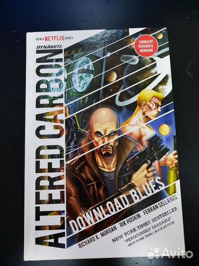 Altered carbon. Download blues. HC. Signed