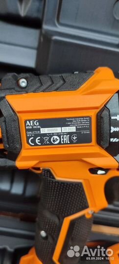 Шуруповерт AEG BSB 18CBL, новый