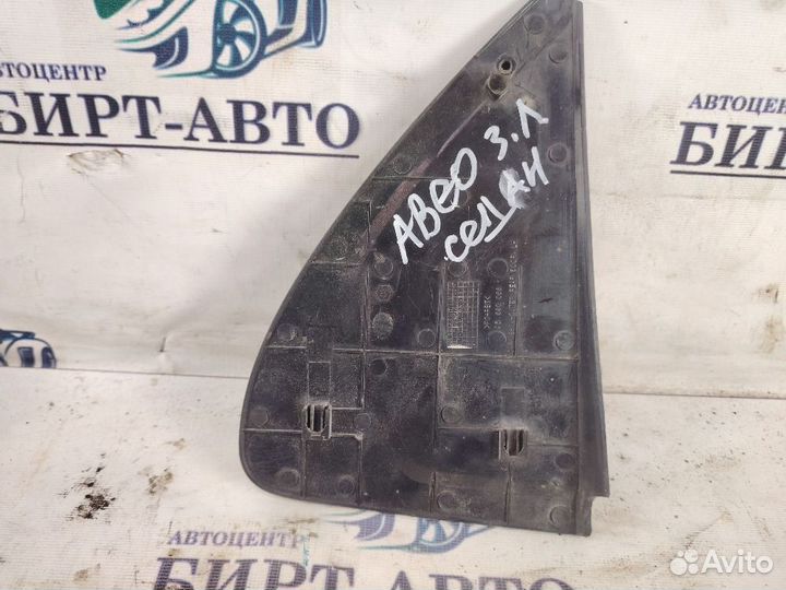 Накладка уголок задней левой двери Chevrolet Aveo I (2003—2008)