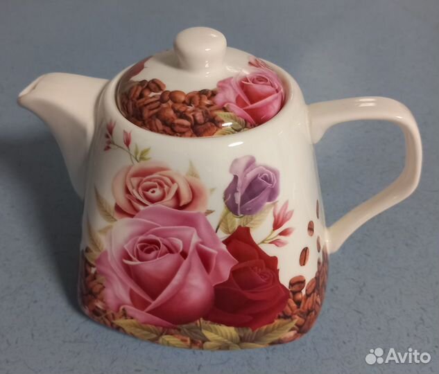 Сервиз кофейный (чайный) фарфор 6 пер с сахарницей