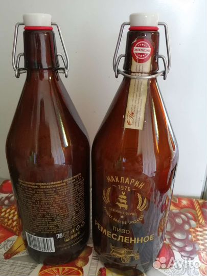 Емкость 1л. и 0,5л.(стекло)