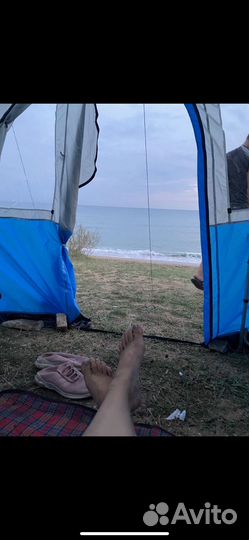 Палатка туристическая 4 местная с тамбуром